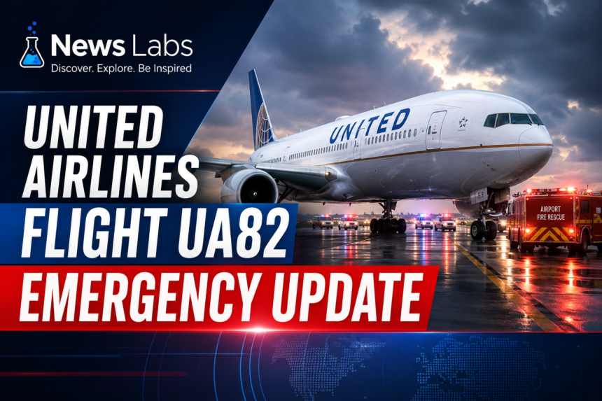 United Airlines Flight UA82 Emergency Update