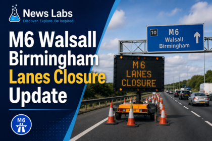 M6 Walsall Birmingham Lanes Closure Update